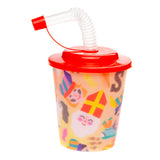 Duckiez-Becher mit Deckel und Strohhalm Sinterklaas, 12 Stk.