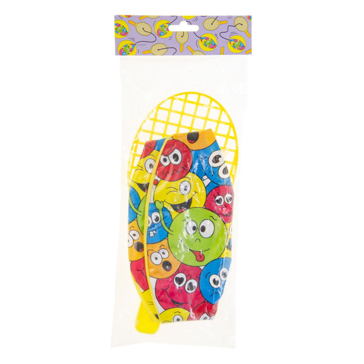 Duckiez Racket mit Tapball lachendem Gesicht