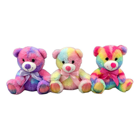 Duckiez Teddybär in Regenbogenfarben – 21 cm