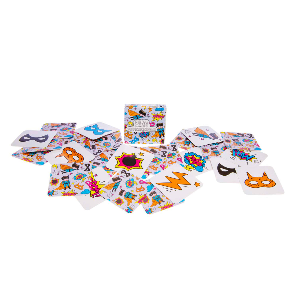 Duckiez Mini-Memo-Spiel Superhelden, 28 Karten