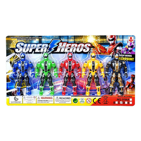 Duckiez superhelden speelfiguur - 5st.