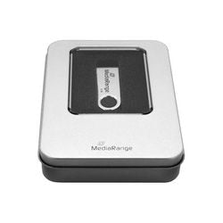Aufbewahrungsbox für USB-Sticks in Silber