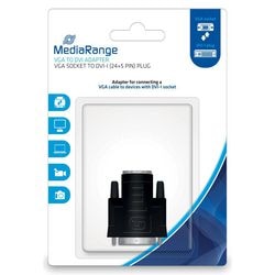 VGA-auf-DVI-Adapter-Medienbereich schwarz