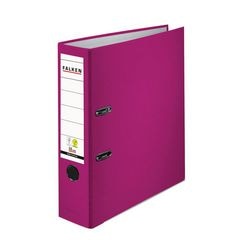 Ordner Falken A4 80 mm Karton, PP (Polypropylen) lila 2-Ring 23001048000f
