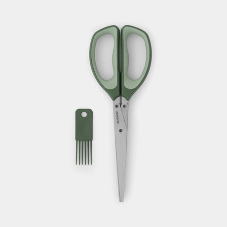 Brabantia leckere+ Kräuterschere mit Kamm grün
