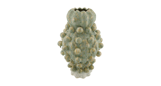 Vase ceramic 27x27x43cm green multi