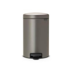 Brabantia Newicon Abfallbehälter – 12 Liter – Platin