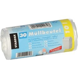 Papstar Tretmüllsack mit Griff 10 Liter Rolle à 30 Stück <br>