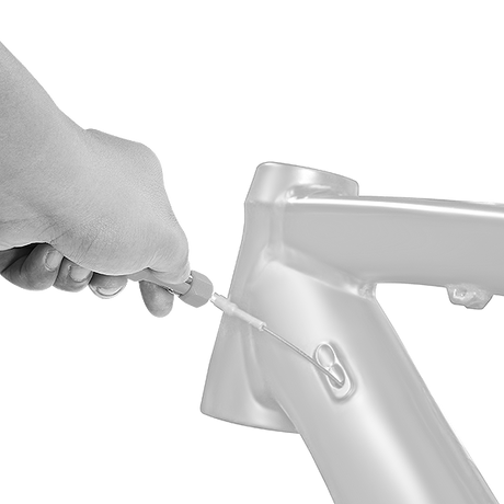 M-Wave Tools einziehbare Kabelführung, orange