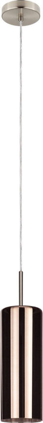 Eglo selvino - hanglamp - e27 - ø 10 cm - koperkleurig glas