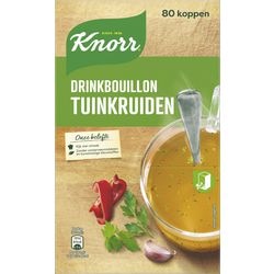 Drinkbouillon knorr tuinkruiden 80 stuks