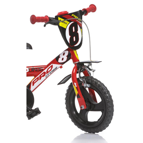 Dino Pro Cross 12 Zoll 21 cm Jungen durchdrehen rot schwarz
