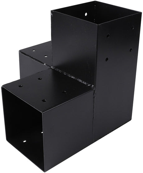 Starx Pfostenverbinder - Typ-Y - 12 x 12 cm - Schwarz