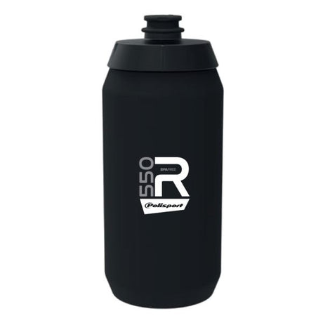 Polisport Wasserflasche RS550 leicht – 550 ml – Schwarz