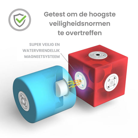 Blockaroo magnetische Schaumstoffblöcke Flugzeugbox, 10 Stk.