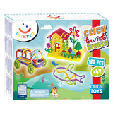 Clics Spaghettiez 3D Art flexible Baustäbe, 160 Stück.