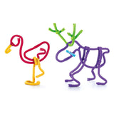 Clics Spaghettiez 3D Art flexible Baustäbe, 160 Stück.