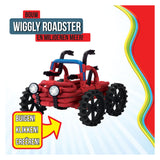 Clics Spaghettiz Wiggly Roadster flexible Baustäbe, 46 Stk.