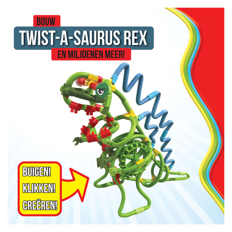 Spaghetteez Twist-a-Saurus Rex flexible Baustäbe, 64 Stück.