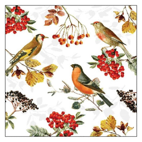 Ambiente servetten 25cm autumn birds fsc mix