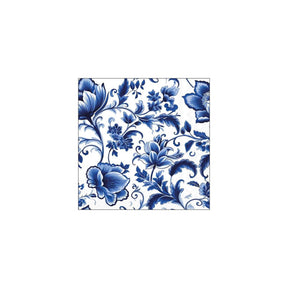 Ambiente Servietten 25cm Delfter Blau Blumen FSC Mix