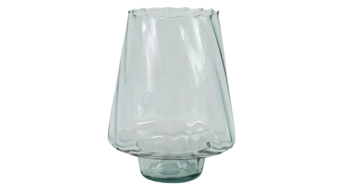 Vaas rienk glas transparant d16 h23 cm