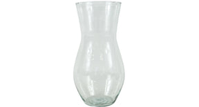 Vaas nicola glas transparant d12 h24 cm
