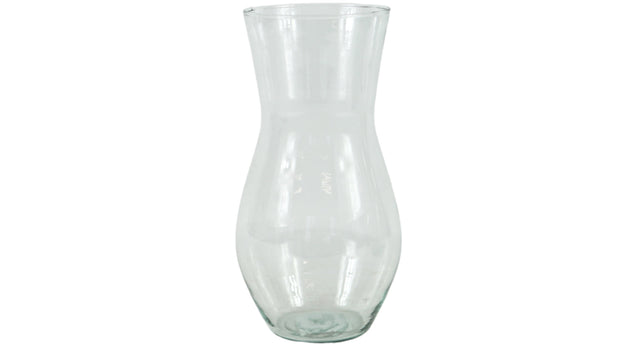 Vaas nicola glas transparant d12 h24 cm
