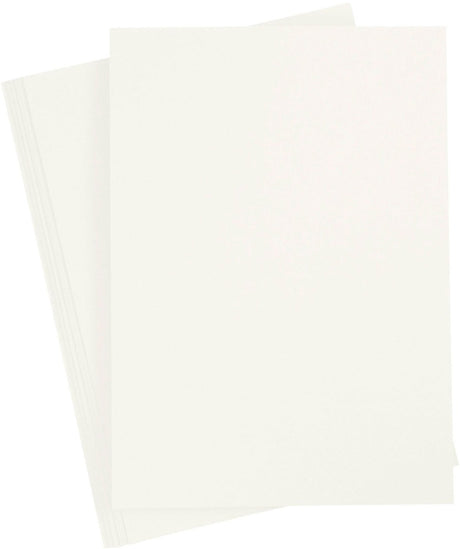 Creativ Company farbiger Karton elfenbeinfarben A4, 20 Blatt