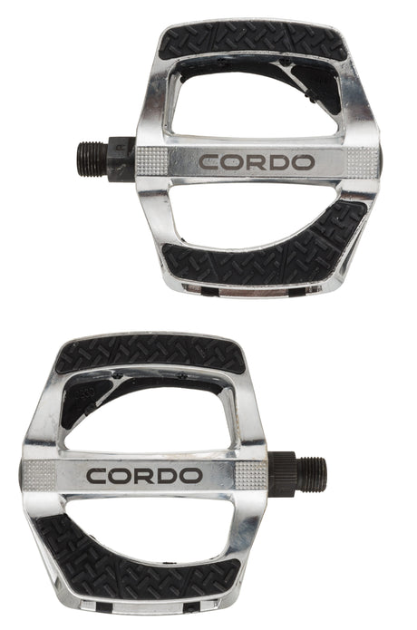 Abi cordo e-bike pedalen anti-slip aluminium - zilver