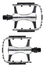 Cordo trekking pedalen aluminium - zilver