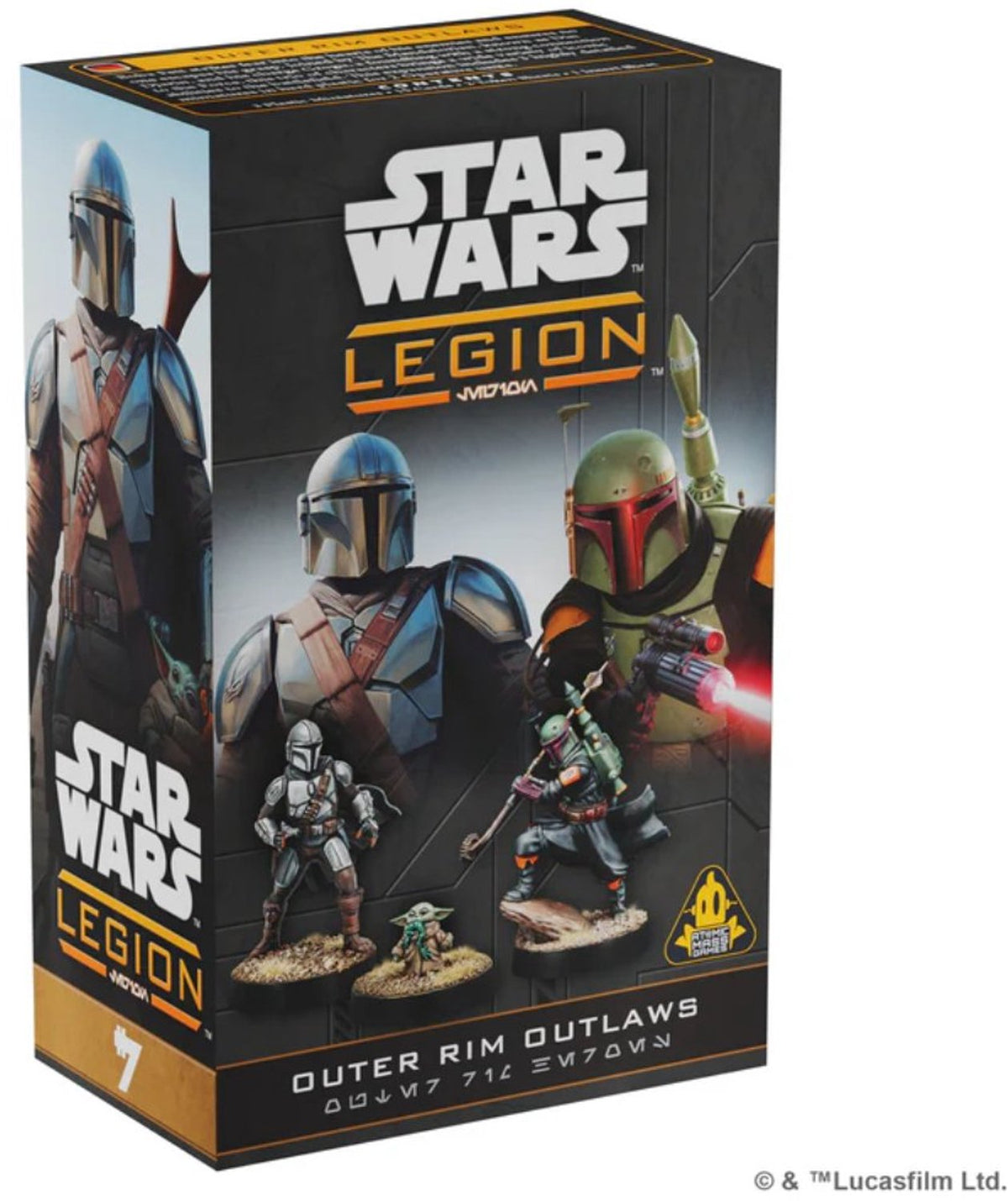 Atomic mass games star wars legion outer rim outlaws - unpainted requires assembly