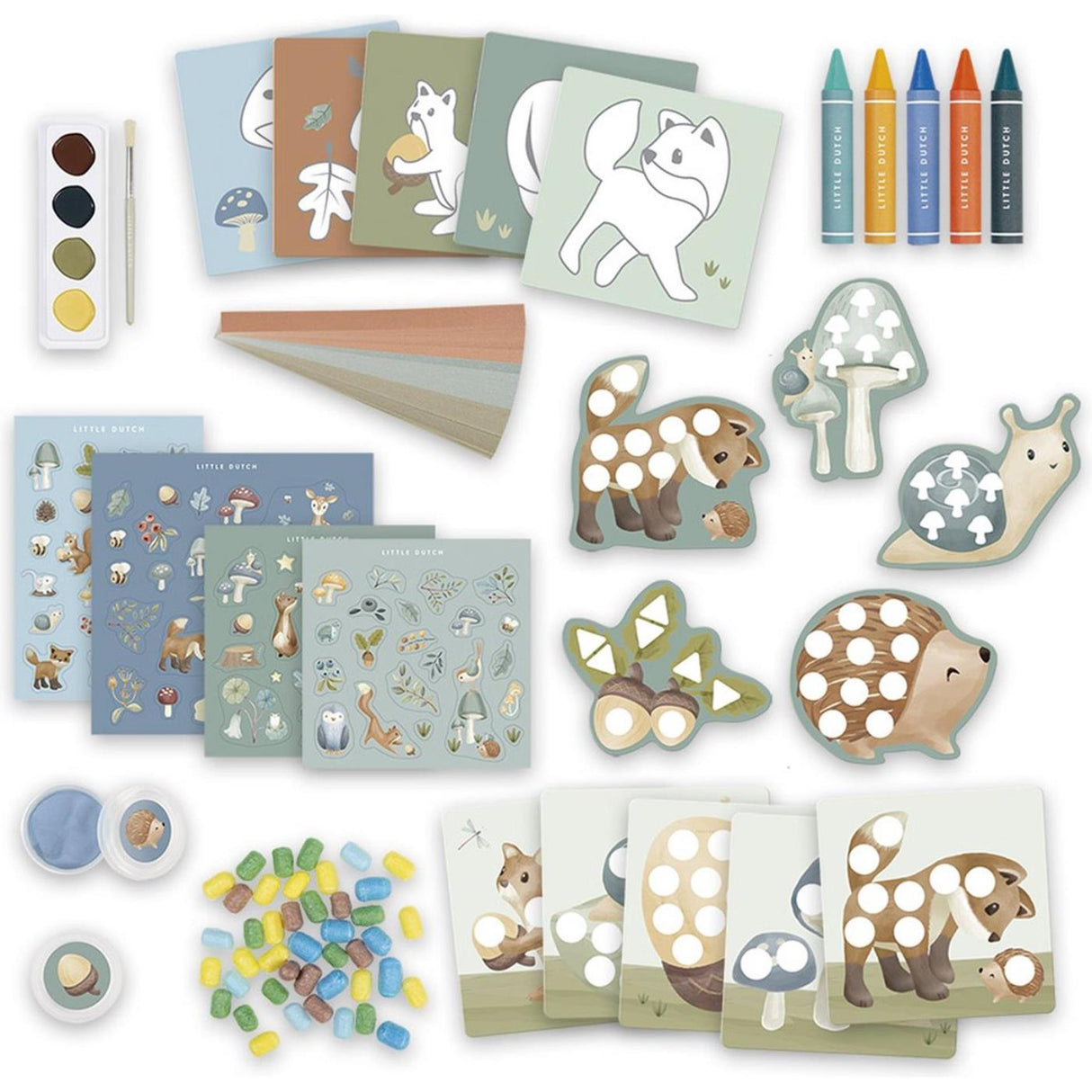 Bambolino Toys Little Dutch Bastelbox – Waldfreunde