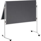 Presentatiebord franken vilt niet-magnetisch vrijstaand 1200 x 1500 mm