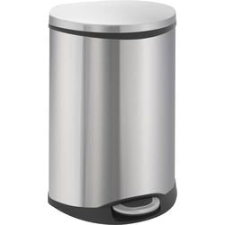 EKO Pedal Bin Shell 2x22 l Matte silberfarben