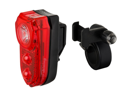 Cordo kuma achterlicht led batterijen - zwart - 126889