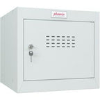 Phoenix Kleiderschrank 1 Tür Schlüsselschloss 400 x 400 x 365 mm grau