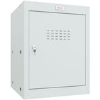 Phoenix Kleiderschrank 1 Tür Schlüsselschloss 400 x 400 x 520 mm grau