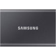 Externes SSD-Laufwerk Samsung grau 57 mm x 85 mm x 8 mm