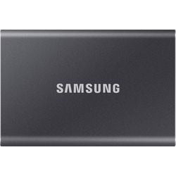 Externes SSD-Laufwerk Samsung grau 57 mm x 85 mm x 8 mm
