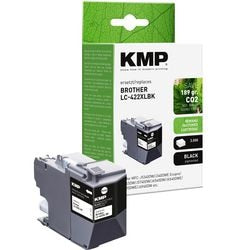 Tintenpatrone kmp kompatibel Brother LC422XLBK schwarz