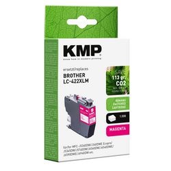 Tintenpatrone kmp kompatibel Brother LC422XLM Magenta