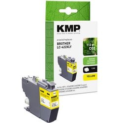 Tintenpatrone kmp kompatibel Brother lc422xly gelb