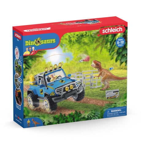 Schleich Dinosaurier-Geländewagen mit Dino-Wachposten 41464