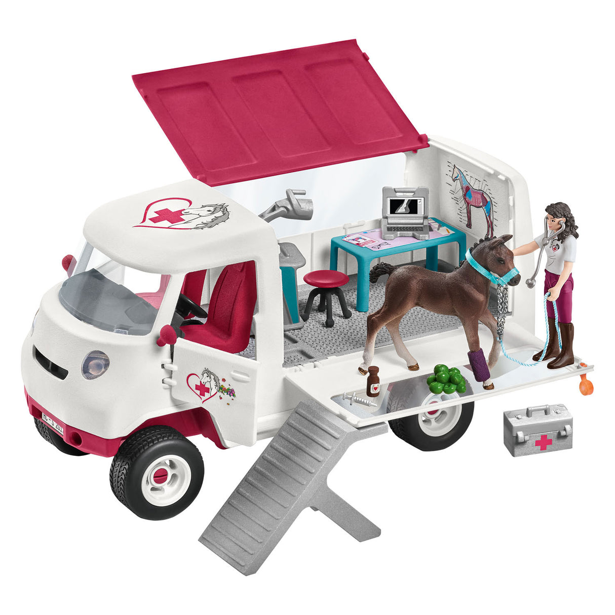 Schleich Horse Club Mobiler Tierarzt mit Hannover Veulen 42439