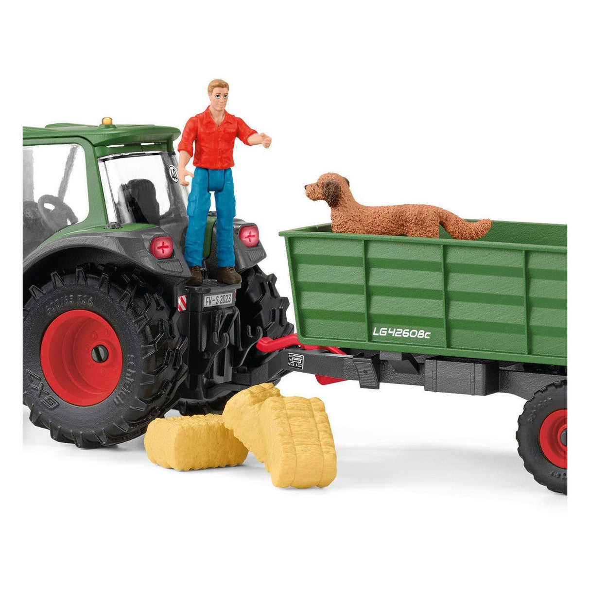 Schleich Farm World Traktor mit Trailer 42608