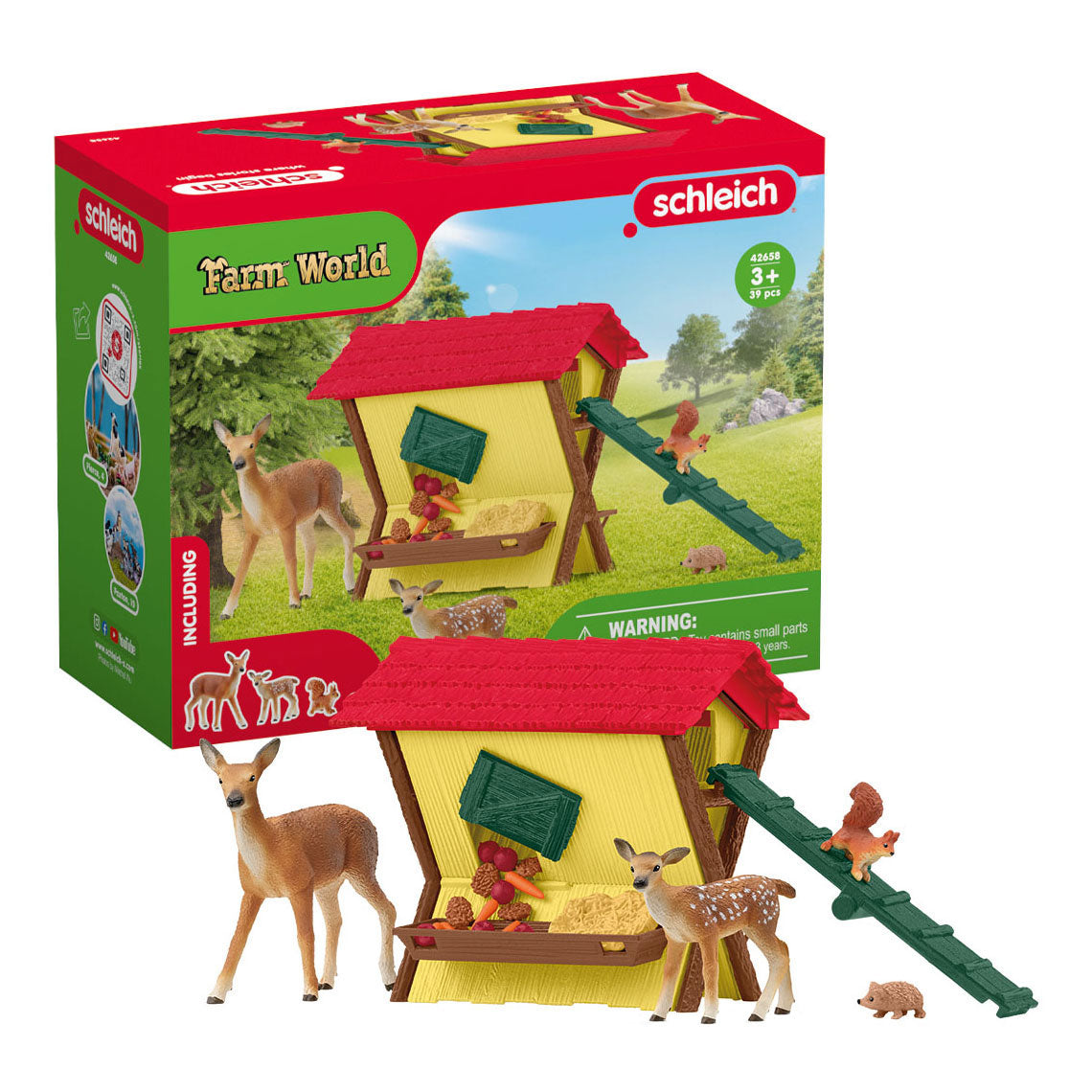 Schleich Farm World Die Waldtiere ernähren sich 42658