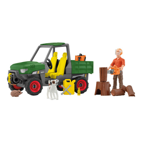 Schleich Bauernhofwelt Sägewerk mit Fahrzeug - 42659