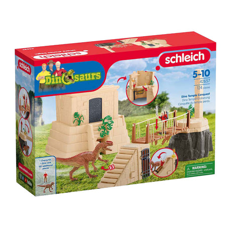 Schleich Dinosaurier-Dinosaurier-Tempel-Eroberung 42657