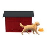 Schleich Bauernhofwelt - Hundehütte mit Golden Retrievern - 42722